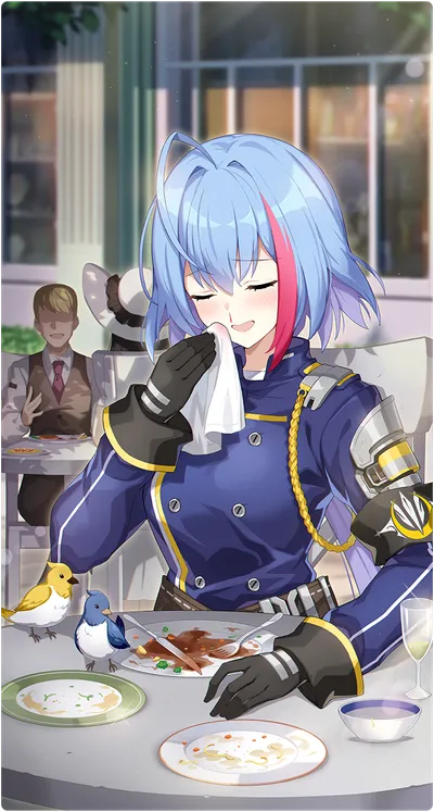 心满意足的一餐