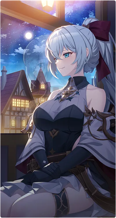 玻璃窗外的夜景