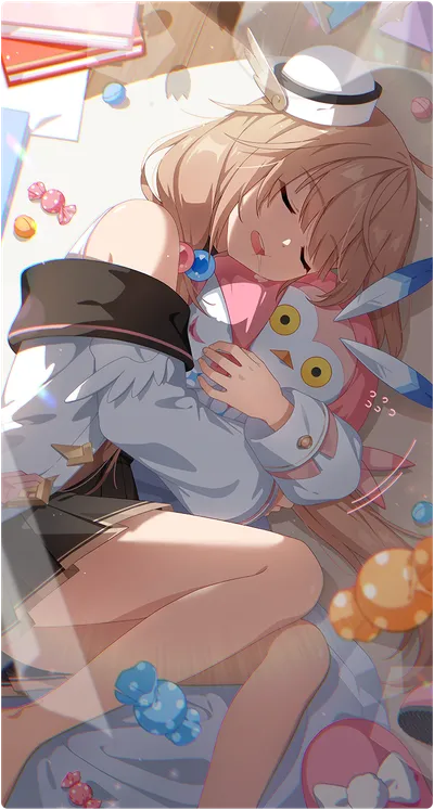 甜甜的，毛茸茸的···呼噜···